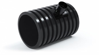 Saddle for twin wall pipe